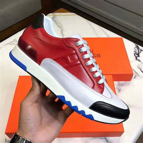 hermes shoes mens red|hermes sneakers men.